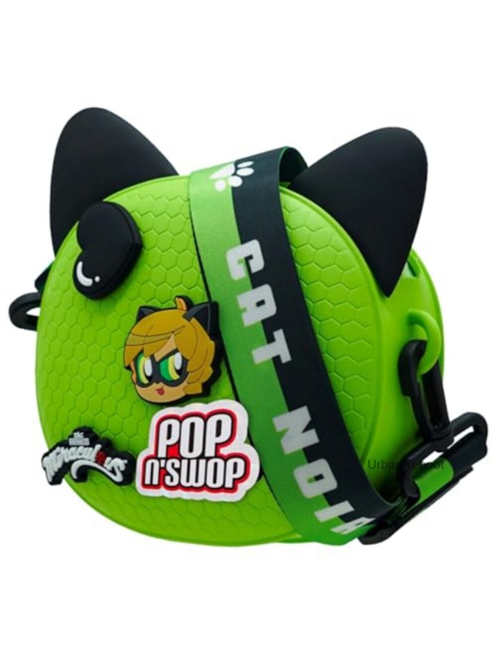 Miraculous Ladybug Pop n' Swop Mini Handbag Adjustable Strap 4 Badges Purse